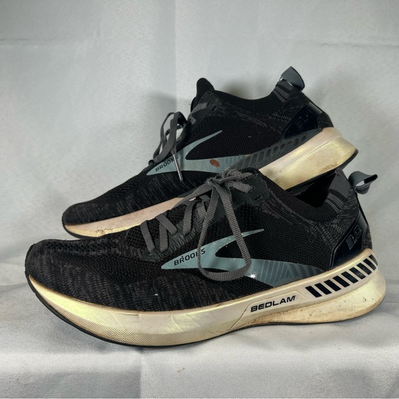 Brooks Bedlam 3 Running Shoes Sneakers Womens Size 10 US 42 EU Black Gray Gym - Picture 2 of 6